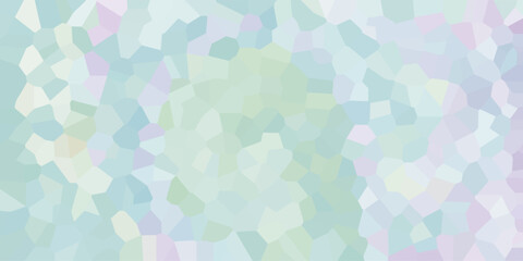 Aufkleber - Pastel mosaic texture illustration featuring soft blue green and lavender hues evoking a tranquil and serene composition ideal for various design projects