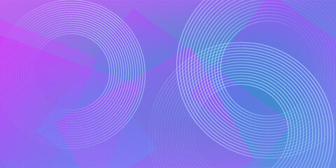 Poster - Abstract blue and pink banner background. Eps10 vector