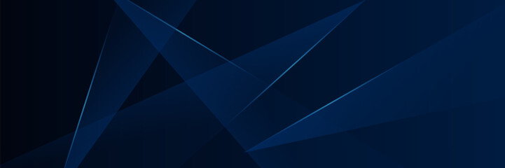 Poster - Abstract futuristic dark blue background with light and shadow. Eps10 vector