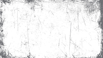 Poster - Distressed frame border with high contrast cracks. Old paper texture overlay. Grunge edge background layout.  