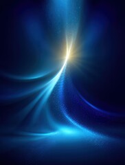 Poster - Abstract blue background with glowing light and dynamic energy effect