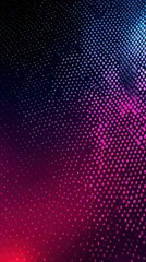 Poster - Vibrant gradient design with dynamic purple and blue dotted pattern