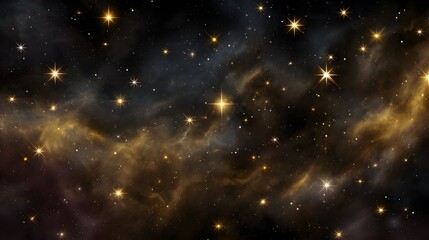 Wall Mural - A cosmic expanse of stars and nebulae.