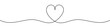 © Vasyl Yurlov - Heart hand drawn. Heart continuous line drawing. Single contour heart for love design. Editable stroke