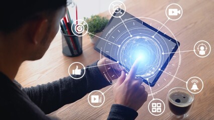Poster - Content marketing interface with data dashboards, analytics charts, and content tools. Marketing success comes from content performance, content planning, and marketing optimization. Spire
