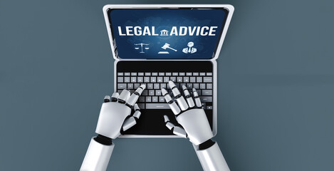 Smart legal advice website for people searching for brisk law knowledge in digital device screen providing law advice and legal information
