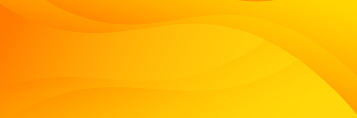 Wall Mural - abstract yellow background with waves. vector minimal banner.