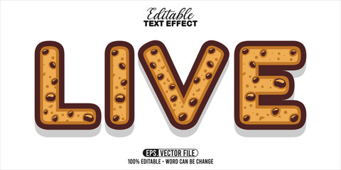 Poster - Live word typography, editable text effect