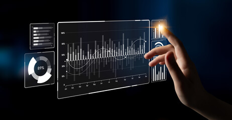 Poster - Big data and analytics support real-time insights, predictive modeling, and data-driven decisions for business intelligence and growth. Latch