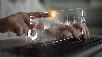 Poster - Big data and analytics support real-time insights, predictive modeling, and data-driven decisions for business intelligence and growth. Latch