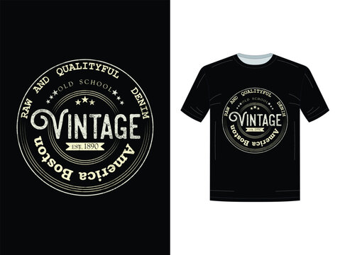 Vintage t shirt design