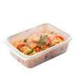 © Dini-Pixels - ready meal in plastic container, isolated PNG transparent background