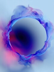 Poster - Abstract Background image blule circle