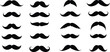 © MaC GFX Studio - Black Moustache Collection Set - AI Generative