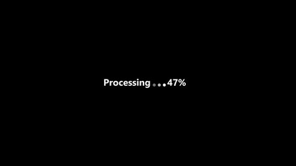 Poster - abstract downloading progress text animation,loading icon, 0-100% downloading text icon.downloading animation background 4K stock video