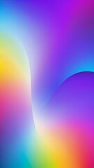 Poster - Abstract gradient background with vibrant colors and a smooth, flowing wave design.