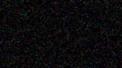 Poster - Old TV overlay with VHS glitch and broken screen distortion. Noise background shows retro screen flicker. Glitch screen loops with static, broken lines, and analog signal noise.