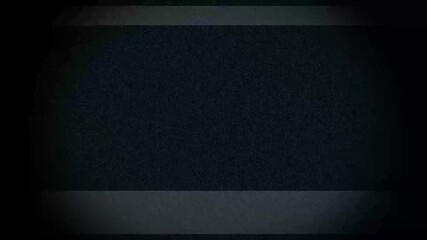 Poster - No signal. Vintage analog television shows flickering static and disrupted signal. Black and white noise creates a retro interference effect. The old TV screen loops seamless bad reception visuals.