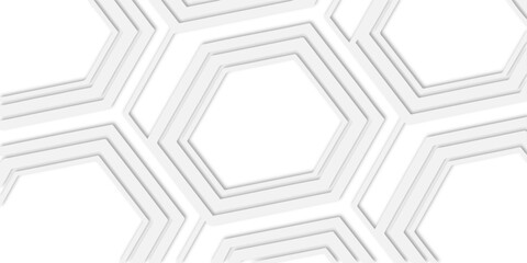 Poster -  white honeycomb pattern with repeating hexagonal shapes and a clean and modern design aesthetic.