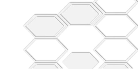 Poster -  white honeycomb pattern with repeating hexagonal shapes and a clean and modern design aesthetic.