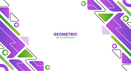 Wall Mural - Abstract geometric background