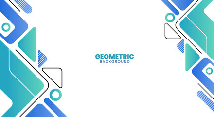Wall Mural - Abstract geometric background