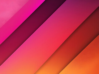 Poster - Modern abstract background with dynamic diagonal stripes in a pink and orange gradient. ai