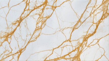 Poster - Fine white marble features striking golden veins, perfect for enhancing modern interiors. This luxurious material adds sophistication to any space, ideal for countertops and flooring.