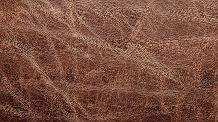 Poster - Detailed view of a leather surface showcasing its unique textures and subtle color variations. Ideal for those interested in design, fashion, or crafting.