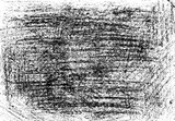 Background filled with texture of chaotic strokes. Strokes with pencils, chalk, wax crayons. Black color. Different shades of gray. White background visible. Monochrome. Printmaking texture.