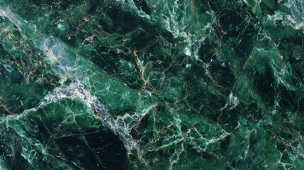 Poster - This vibrant green marble surface displays swirling patterns and dramatic veins of lighter shades, highlighting its natural beauty and unique characteristics. Ideal for design use.