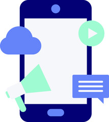 Poster - Flat Digital Marketing Element