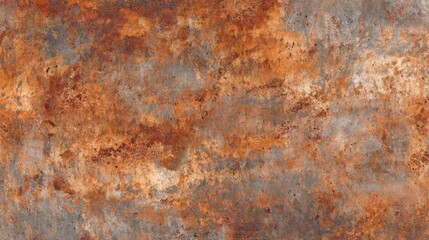 Poster - A warm and earthy texture features shades of rust and gray, creating a rustic appearance ideal for backgrounds in design projects. This surface suggests natural elements and aged materials.
