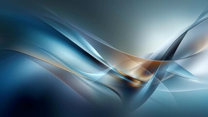 Wall Mural - elegant abstract digital art with fluid lines and soft gradients