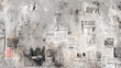 © VECTOR HOUSE - Newspaper paper texture with vintage grunge and aged surface style. Old newspaper background with aged paper texture in grunge style