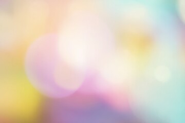 Poster - Vibrant pastel colored abstract blur background with soft hues creating a serene and dreamy atmosphere capturing the essence of tranquility and creativity