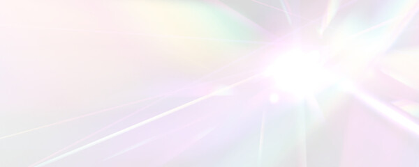 Wall Mural - png abstract magic refraction flare from crystal surface with bright neon glow and futuristic rainbo