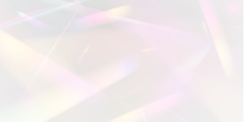 Wall Mural - png holographic crystal effect with rainbow dispersion and aethereal glow layered over minimal light
