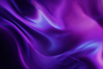 Poster - Swirling violet patterns create an abstract background that captivates with its rich and vibrant hues of purple and blue in a fluid design