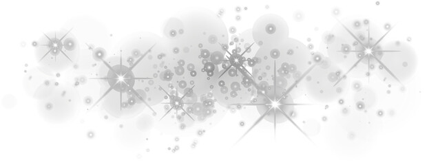 Wall Mural - glitter particles with transparency. png starry cloud with dust. shining stars