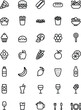 © Syed Shah G - Vibrant collection of popular food and drink icons for modern design needs