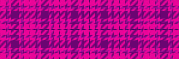 Poster - Vibrant pink and purple plaid pattern.  Perfect for textile design, fashion, websites, or backgrounds.