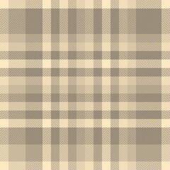 Poster - Neutral plaid pattern. Beige  grey tartan design, ideal for backgrounds, textiles or graphic design. Soft hues for a calming, classic aesthetic.