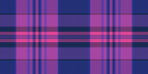 Poster - Vibrant pink and navy plaid pattern.  Perfect for textile design, fashion, apparel, websites, and branding projects.