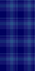 Poster - Elegant navy blue plaid pattern.  Perfect for textile design, website backgrounds, or apparel projects.  This sophisticated, geometric design evokes feelings of calm and classic style.