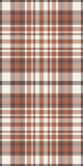 Poster - Subtle earthy tones create a sophisticated plaid pattern, ideal for textile design, website backgrounds, or stationery.