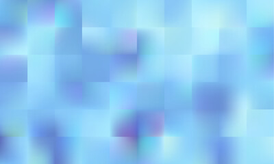 Poster - This Soft Blue lowpoly mosaic Abstract Background with Blurred Squares is perfect for Creative Designs, bringing tranquility and inspiration to