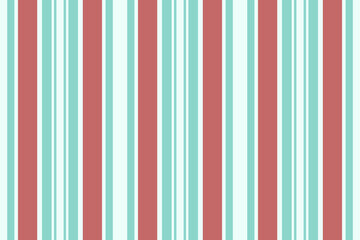 Poster - Classic vertical stripes in red, teal, and white offer a clean and versatile pattern. Ideal for backgrounds, textiles, or graphic design projects. A fresh, timeless aesthetic.