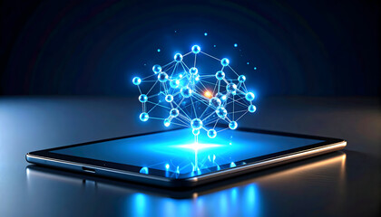 Poster - Digital network tablet image