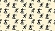 © SEEDPULSE - Vector shot put athletics  pattern design